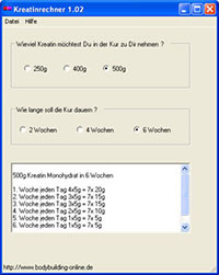 Kreatinrechner